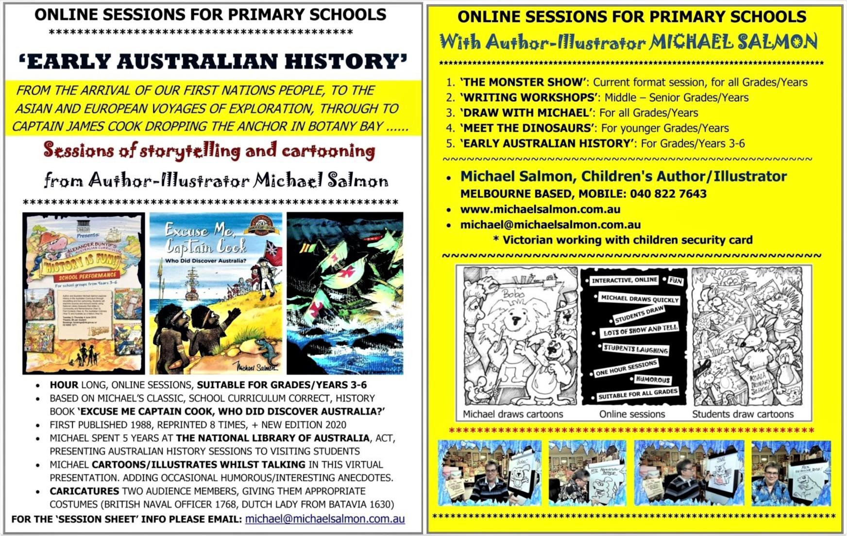 NEW 2021 AUTHOR SESSIONS WORKSHOPS Page 2 Image 0001